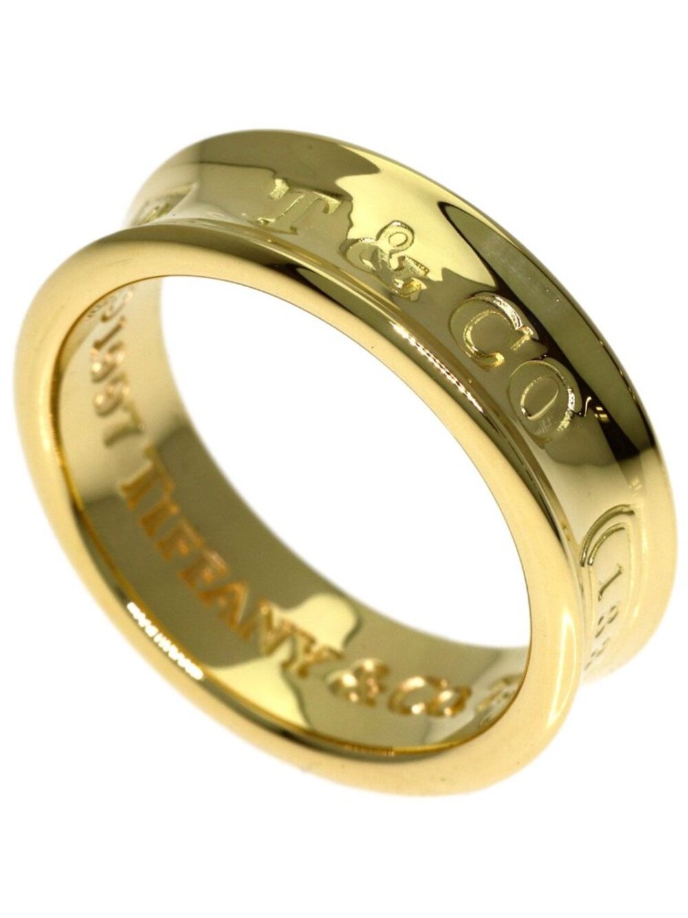 Tiffany & Co 1837 Ring 18k Yellow Gold